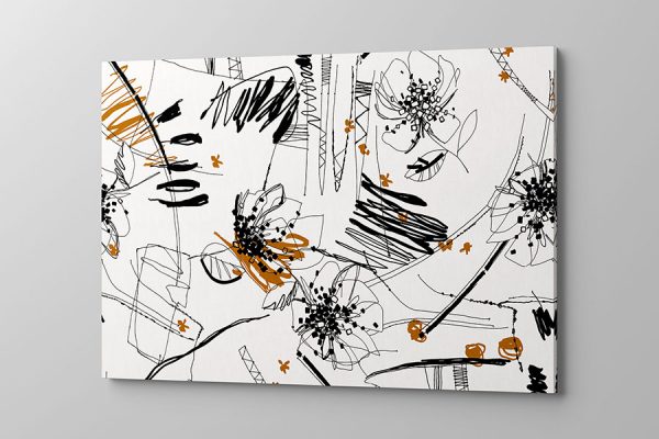 Obraz na płótnie stylowe bohomazy