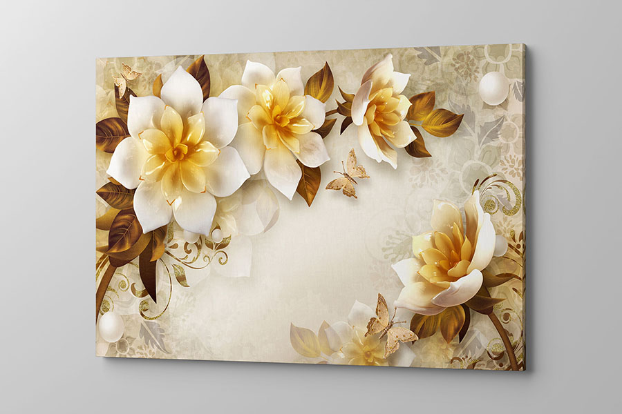 Obraz na płótnie kwiaty kwiatuszki