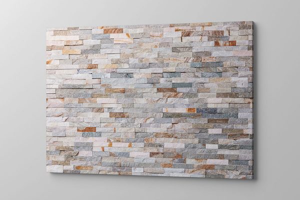 Obraz na płótnie pastelowa cegła