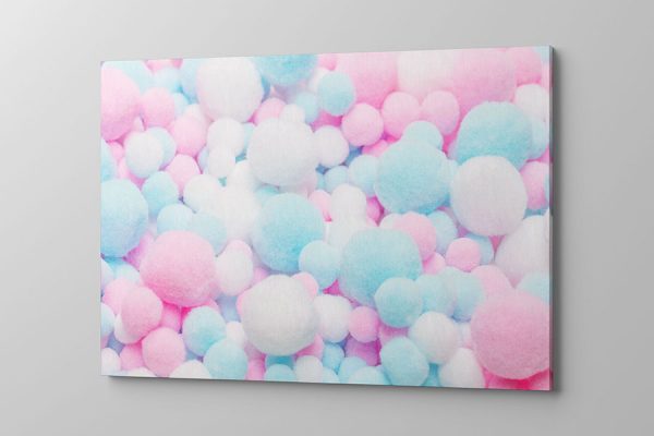 Obraz na płótnie pastelowe balony