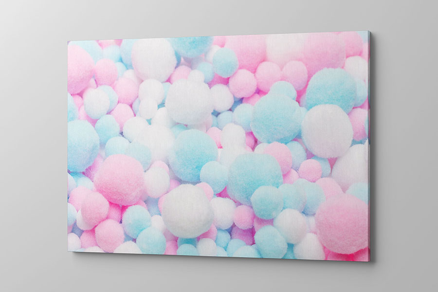 Obraz na płótnie pastelowe balony