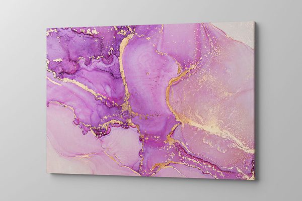 Obraz na płótnie różowa marmurowa abstrakcja