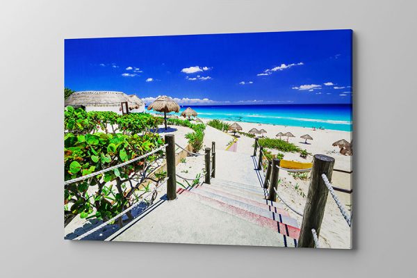 Obraz na płótnie droga do rajskiej plaży