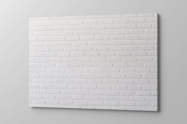 Obraz na płótnie ściana z białej cegły