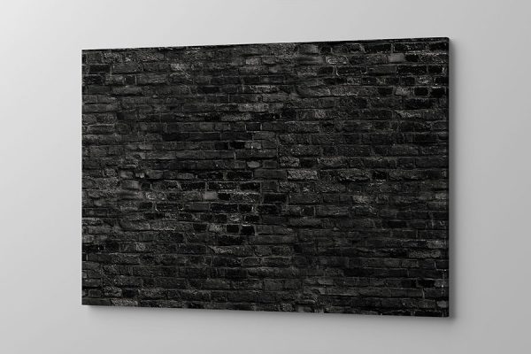 Obraz na płótnie czarna cegła